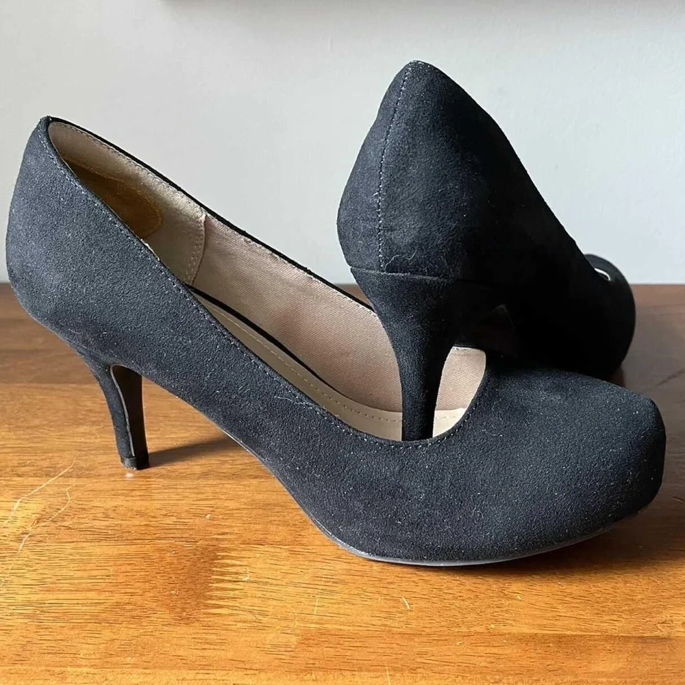 DREAM PAIRS Tiffany Women's Low Stiletto Heel - Picture 4 of 4